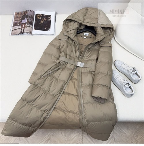Burberry 버버리 24SS 벨티드 롱 다운 패딩 의류 7번 이미지