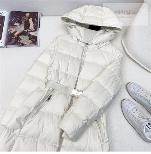 Burberry 버버리 24SS 벨티드 롱 다운 패딩 의류 11번 이미지