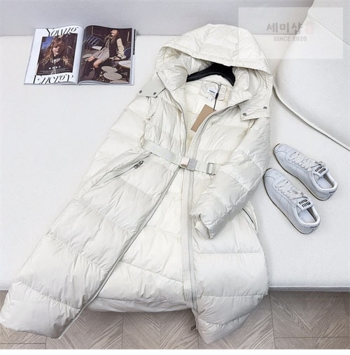 Burberry 버버리 24SS 벨티드 롱 다운 패딩 의류 14번 이미지