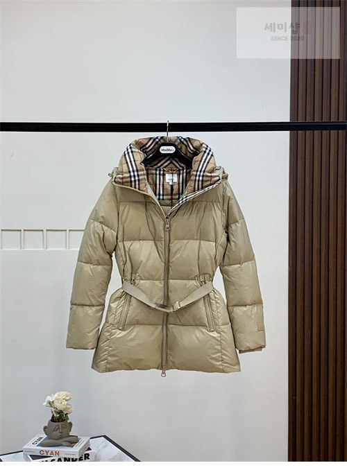 Burberry 버버리 90 트렌치 벨트 패딩 다운 자켓 의류 2번 이미지