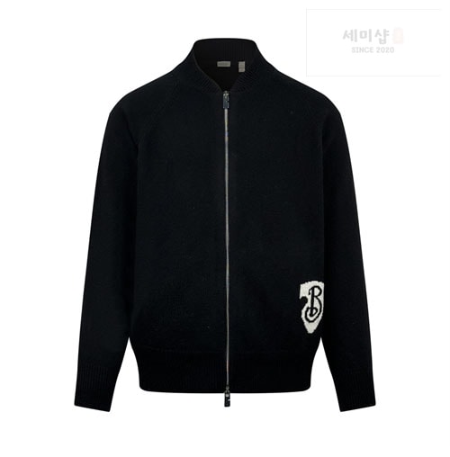 Burberry 버버리 B 쉴드 니트 집업 의류 5번 이미지