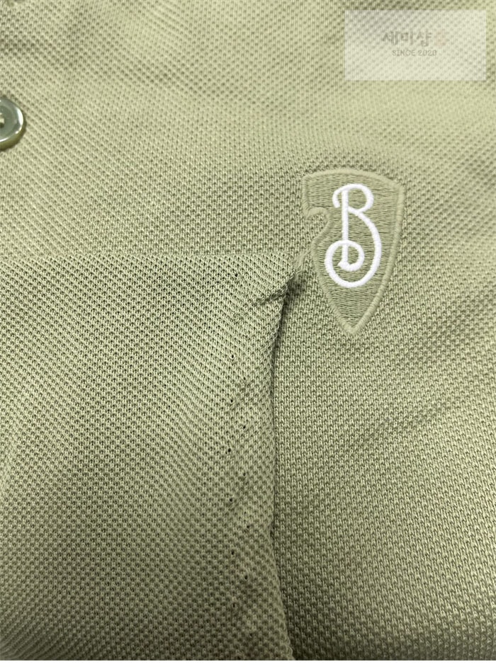 Burberry 버버리 B 쉴드 자수 코튼 폴로셔츠 의류 23번 이미지