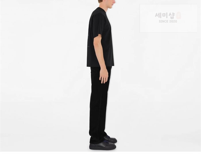 Burberry 버버리 B 쉴드 EKD 코튼 반팔 티셔츠 의류 5번 이미지