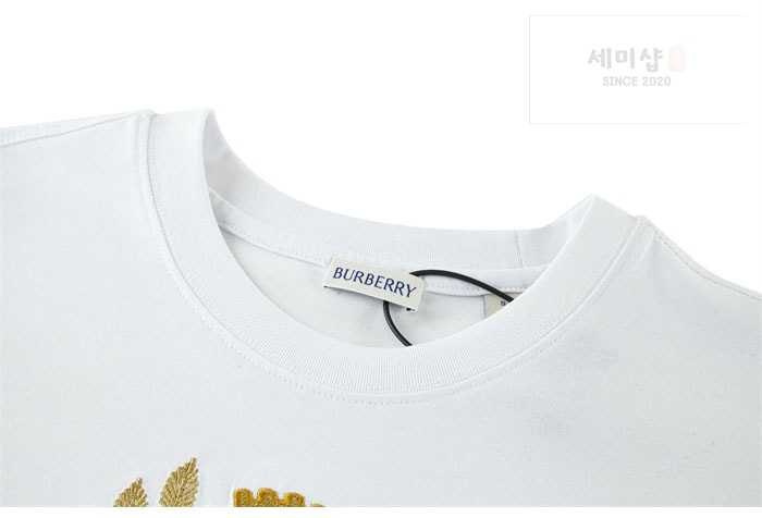 Burberry 버버리 B 크레스트 코튼 티셔츠 의류 21번 이미지