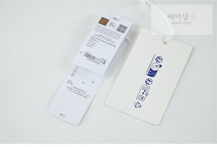 Burberry 버버리 B 크레스트 코튼 티셔츠 의류 1번 이미지