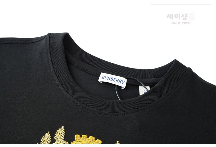 Burberry 버버리 B 크레스트 코튼 티셔츠 의류 25번 이미지