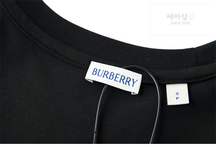 Burberry 버버리 B 크레스트 코튼 티셔츠 의류 8번 이미지