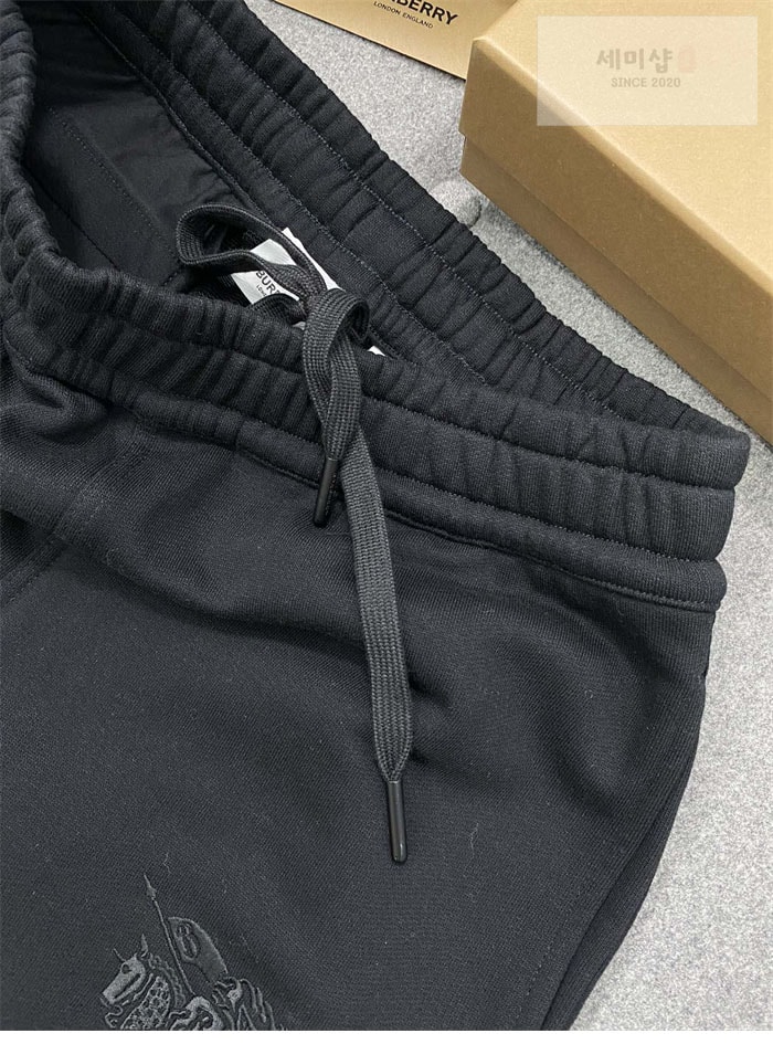 Burberry 버버리 EKD 로고 자수 캐주얼 팬츠 의류 4번 이미지