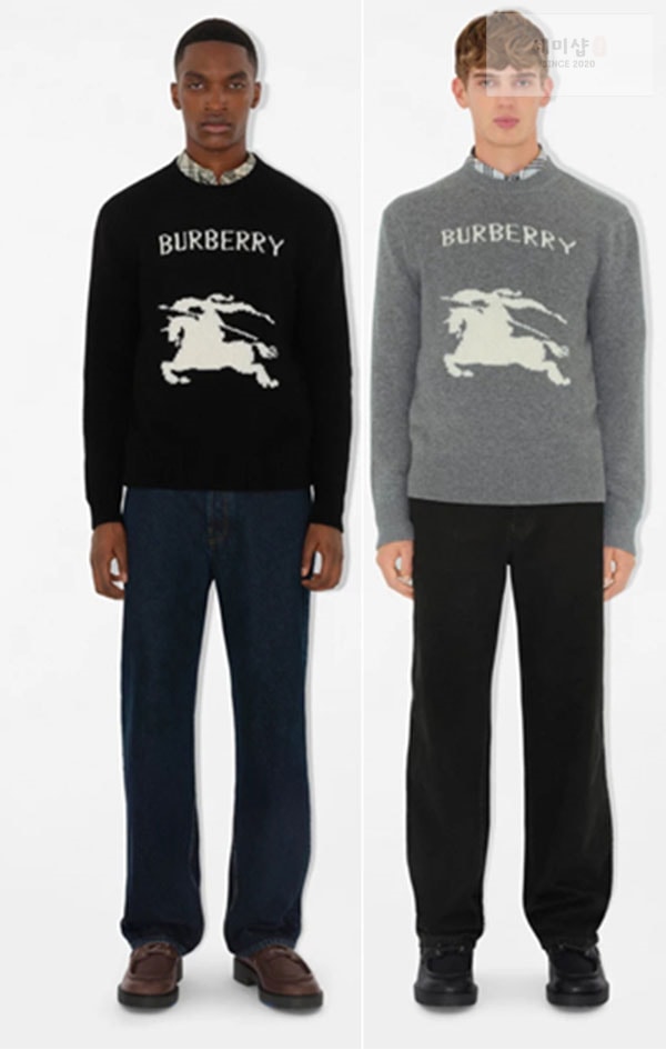 Burberry 버버리 EKD 울 캐시미어 스웨터 니트 의류 1번 이미지
