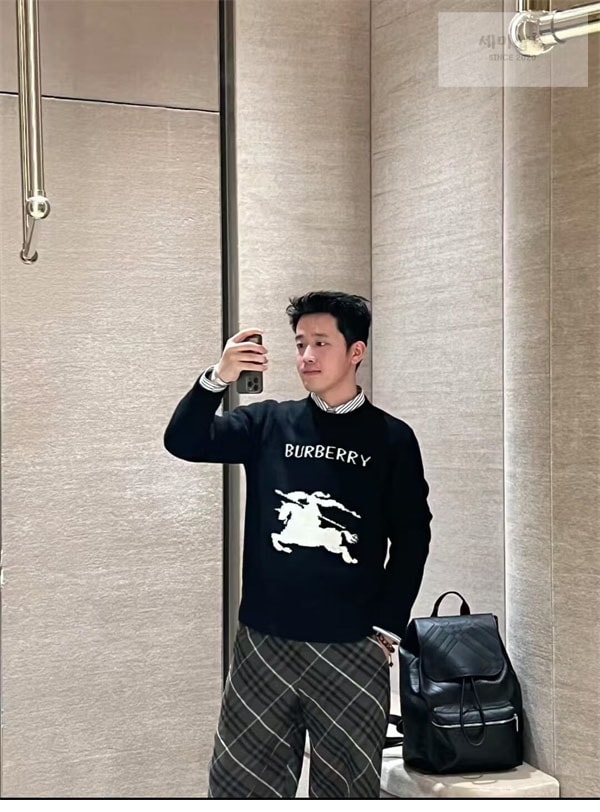 Burberry 버버리 EKD 울 캐시미어 스웨터 니트 의류 3번 이미지