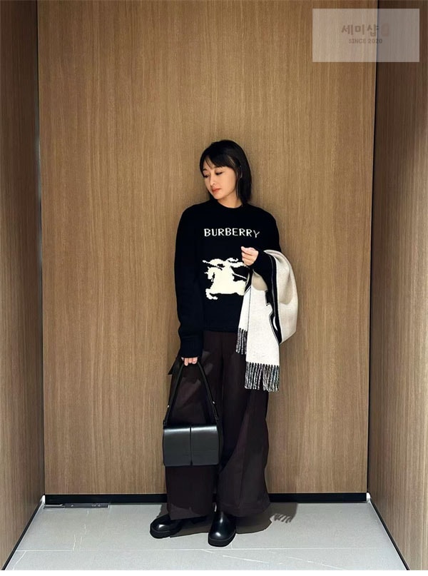 Burberry 버버리 EKD 울 캐시미어 스웨터 니트 의류 18번 이미지