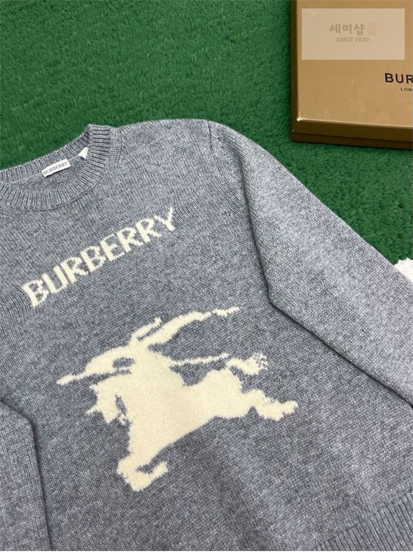 Burberry 버버리 EKD 울 캐시미어 스웨터 니트 의류 13번 이미지