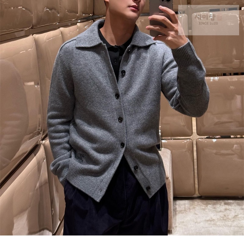 버버리 버버리 EKD 캐시미어 가디건 블랙 의류 21번 이미지