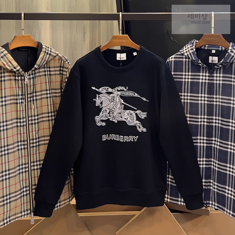 Burberry 버버리 EKD 코튼 맨투맨 의류 1번 이미지