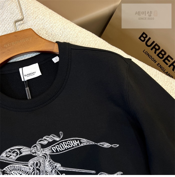 Burberry 버버리 EKD 코튼 맨투맨 의류 5번 이미지