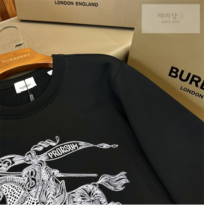 Burberry 버버리 EKD 코튼 맨투맨 의류 17번 이미지