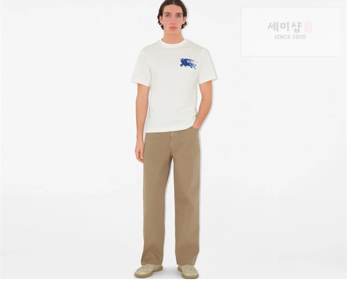 Burberry 버버리 EKD 코튼 반팔 티셔츠 의류 3번 이미지