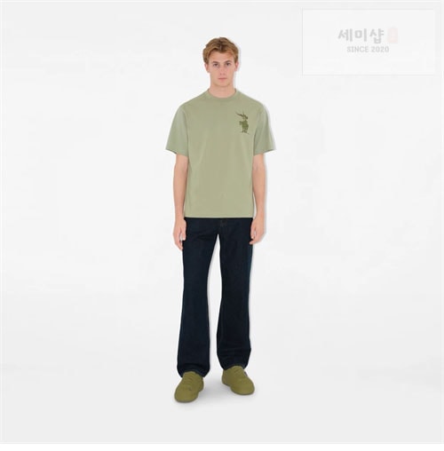 Burberry 버버리 EKD 코튼 반팔 티셔츠 의류 2번 이미지
