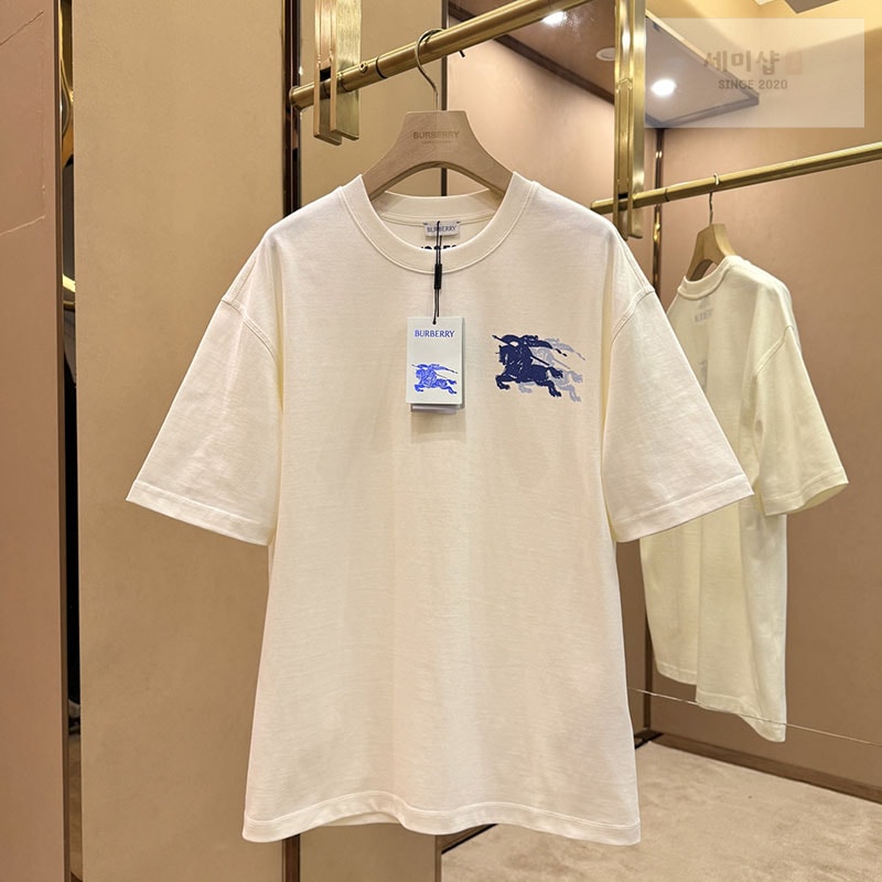 Burberry 버버리 EKD 코튼 반팔 티셔츠 의류 1번 이미지