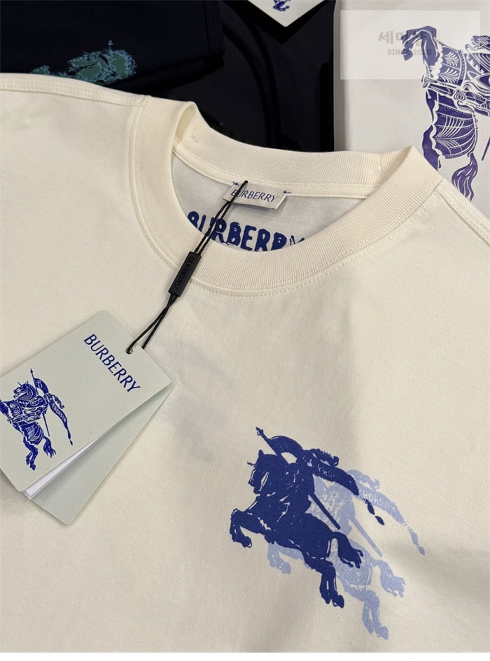 Burberry 버버리 EKD 코튼 반팔 티셔츠 의류 13번 이미지