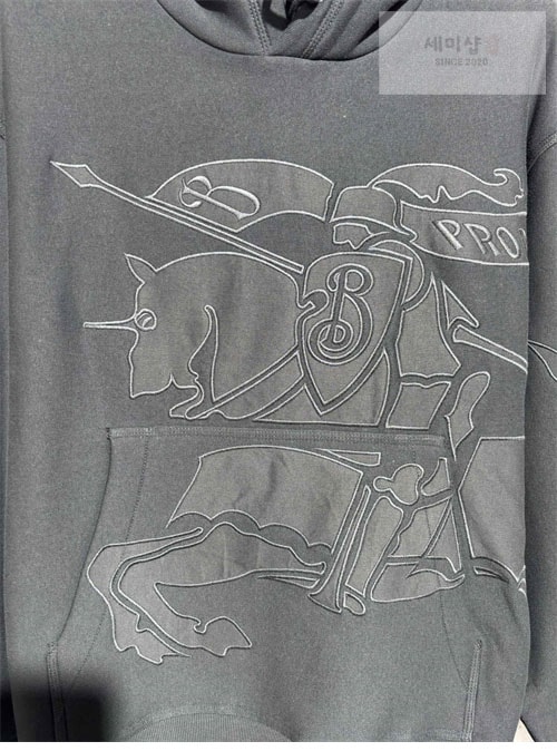 Burberry 버버리 EKD 코튼 블렌드 후디 의류 6번 이미지