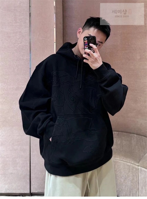 Burberry 버버리 EKD 코튼 블렌드 후디 의류 20번 이미지