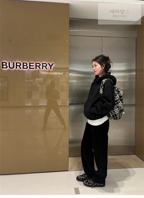 Burberry 버버리 EKD 코튼 블렌드 후디 의류 25번 이미지