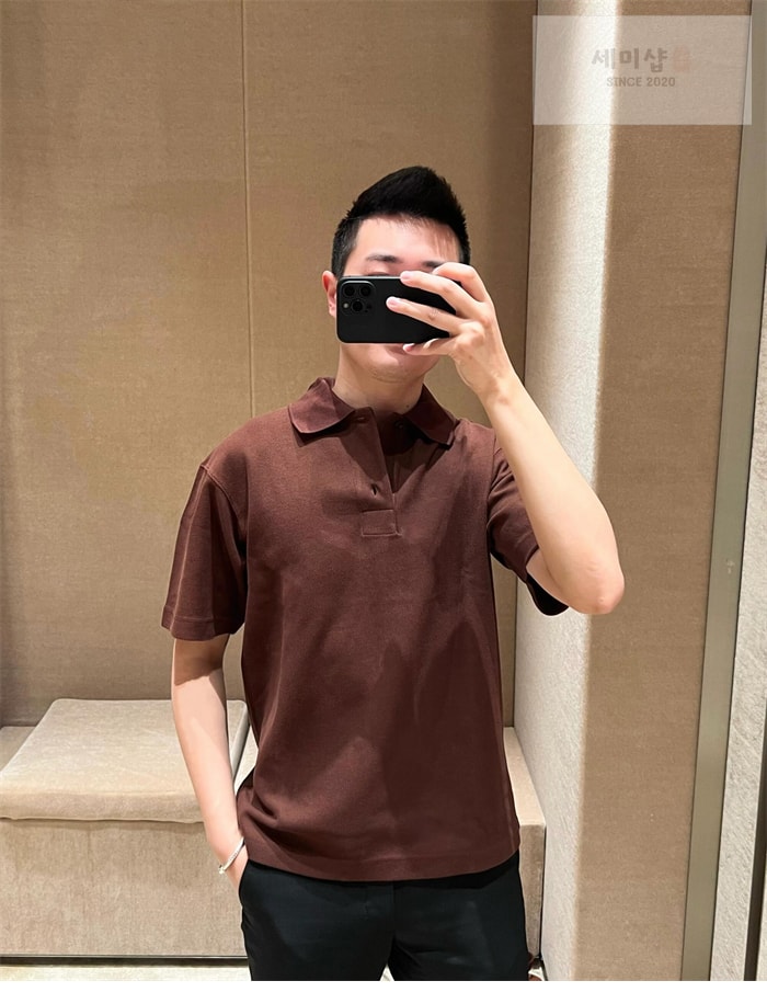 Burberry 버버리 EKD 코튼 폴로 셔츠 의류 5번 이미지