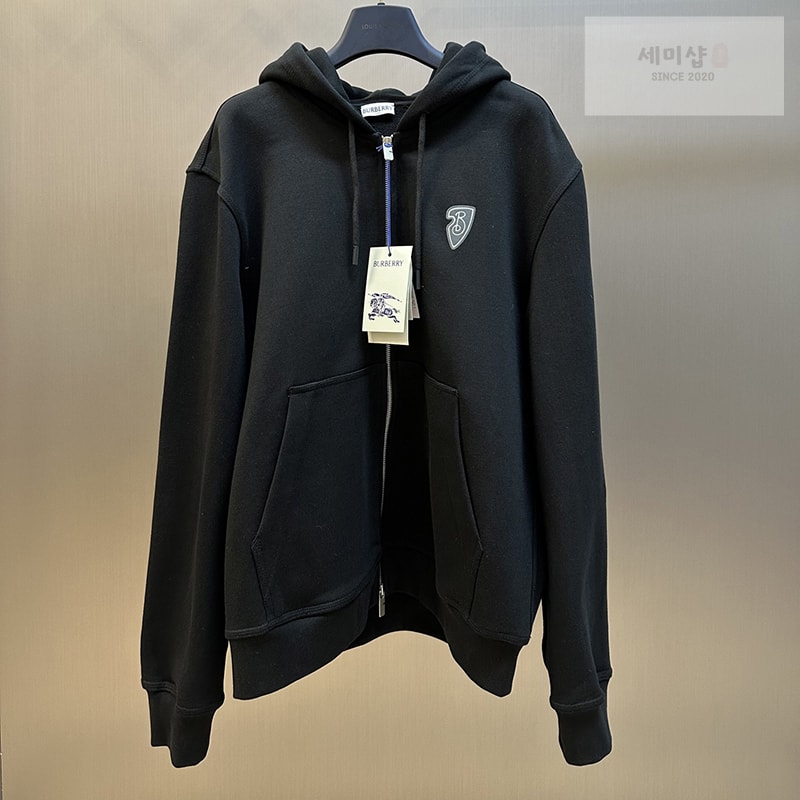 Burberry 버버리 EKD B 쉴드 모티프 후드 집업 의류 1번 이미지