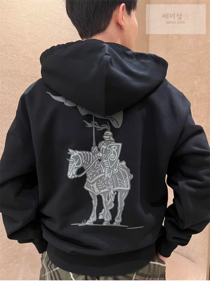 Burberry 버버리 EKD B 쉴드 모티프 후드 집업 의류 3번 이미지