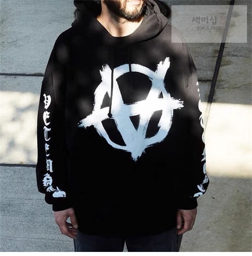 Vetements 베트멍 더블 아나키 후드 의류 13번 이미지