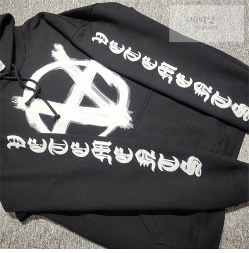 Vetements 베트멍 더블 아나키 후드 의류 5번 이미지