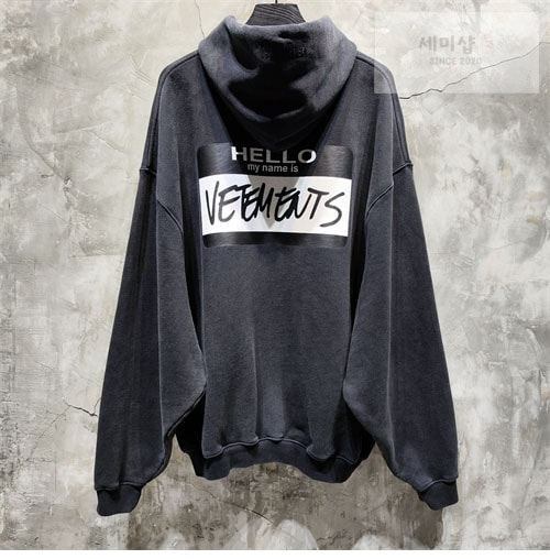 Vetements 베트멍 마이 네임 이즈 후디 의류 5번 이미지