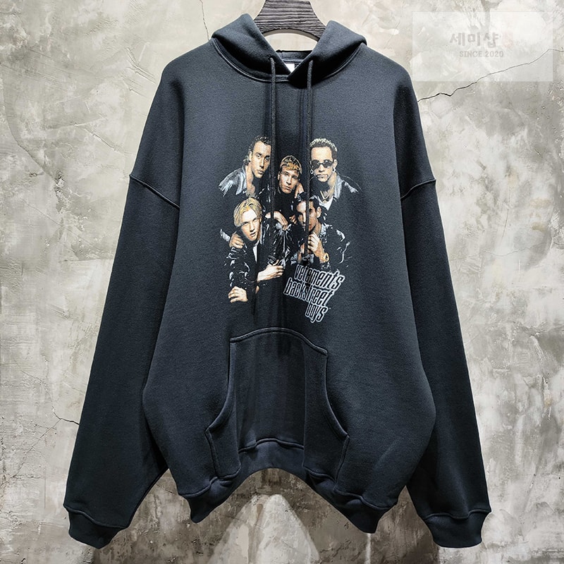 Vetements 베트멍 백스트리트 보이즈 후드 스웨트셔츠 의류 1번 이미지