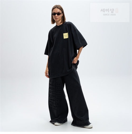 Vetements 베트멍 스티키 로고 반팔 티셔츠 의류 3번 이미지