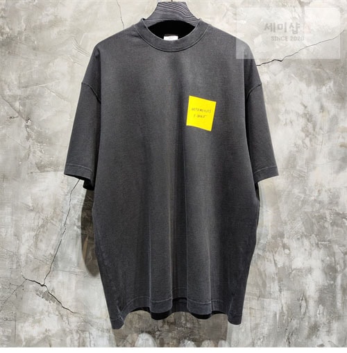 Vetements 베트멍 스티키 로고 반팔 티셔츠 의류 4번 이미지