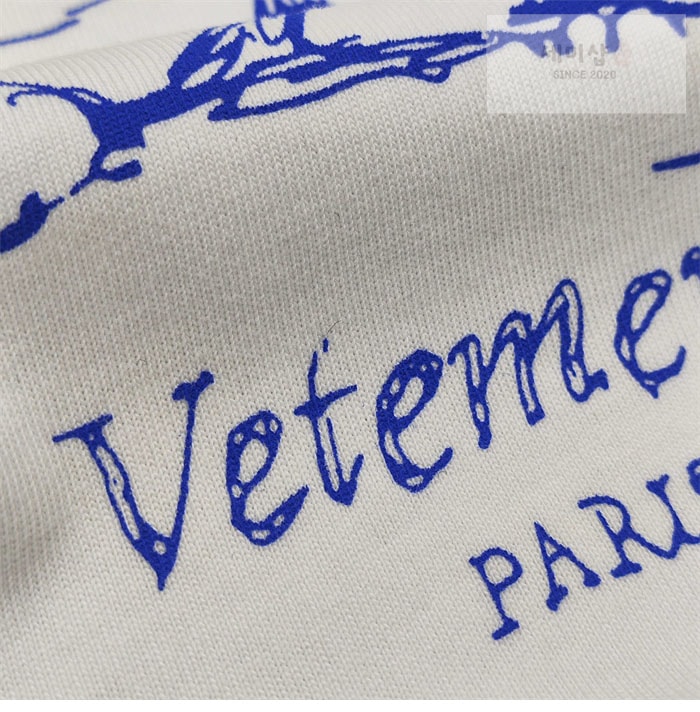 Vetements 베트멍 에펠탑 프린팅 오버사이즈 반팔 티셔츠 의류 6번 이미지