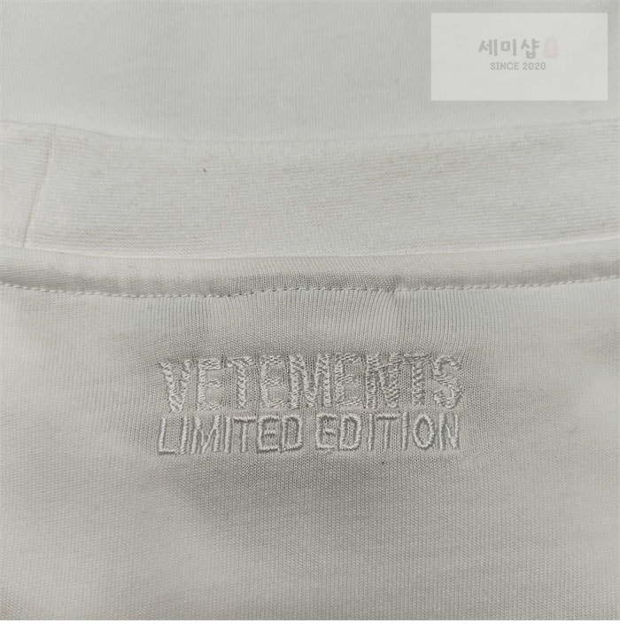 Vetements 베트멍 에펠탑 프린팅 오버사이즈 반팔 티셔츠 의류 8번 이미지