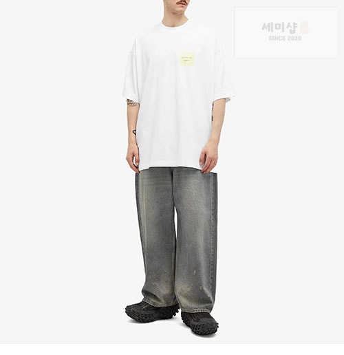 Vetements 베트멍 포스트잇 로고 반팔 티셔츠 의류 13번 이미지
