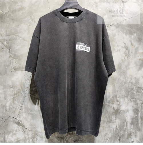 Vetements 베트멍 헬로 마이 네임 이즈 베트멍 반팔 티셔츠 의류 2번 이미지