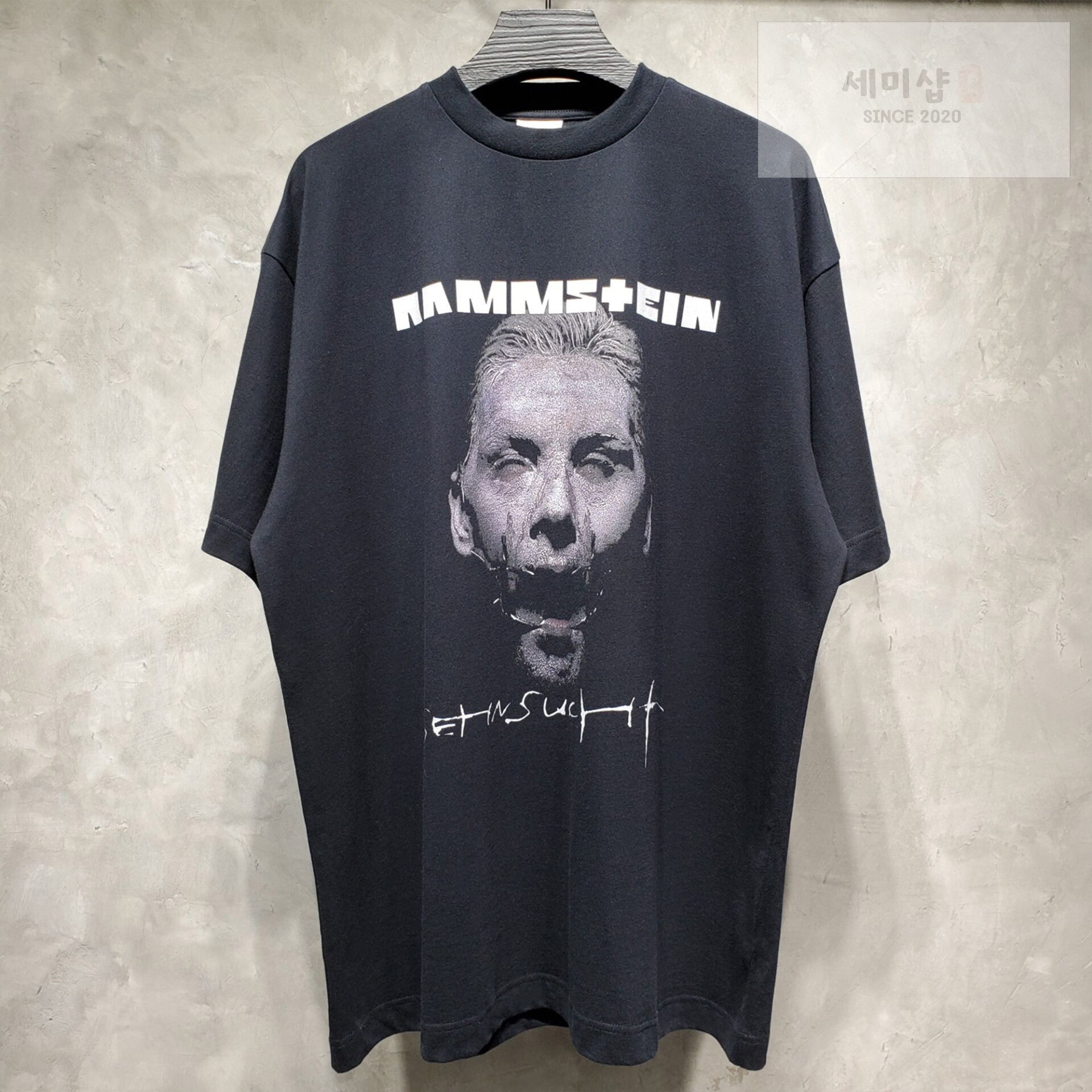 Vetements 베트멍 17FW 람슈타인 반팔 티셔츠 블랙 의류 1번 이미지