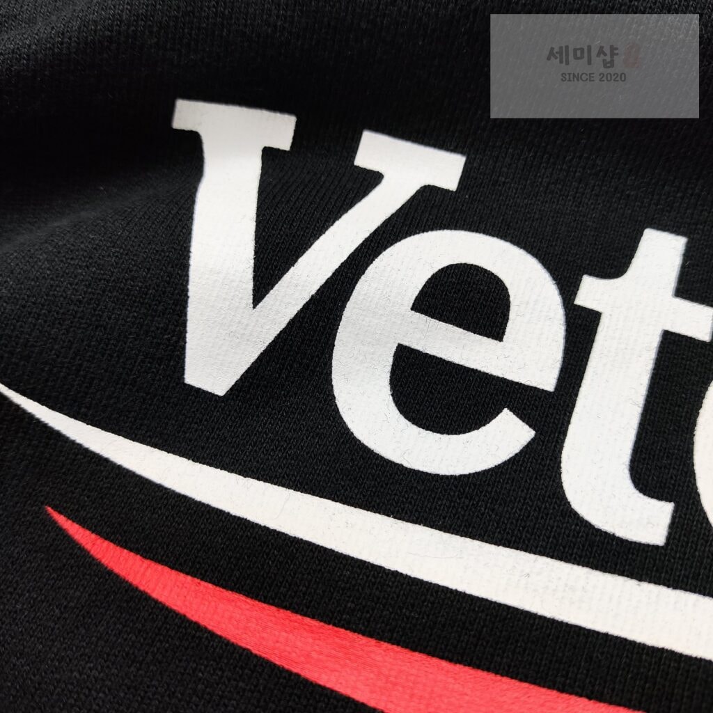 Vetements 베트멍 24SS 캠페인 로고 후드 티셔츠 블랙 의류 10번 이미지