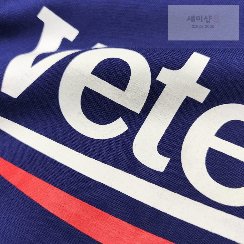 Vetements 베트멍 24SS CAMPAIGN 로고 반팔 티셔츠 블루 의류 3번 이미지