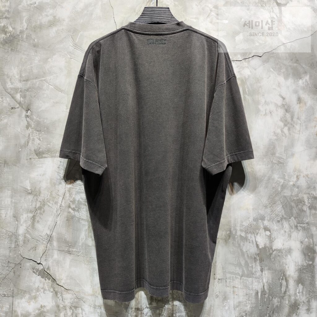 Vetements 베트멍 24SS XES 프린팅 반팔 티셔츠 블랙 의류 4번 이미지