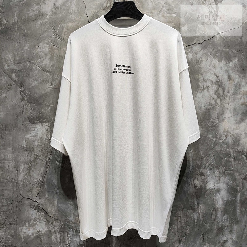 Vetements 베트멍 All You Need 오버사이즈 반팔 티셔츠 의류 1번 이미지