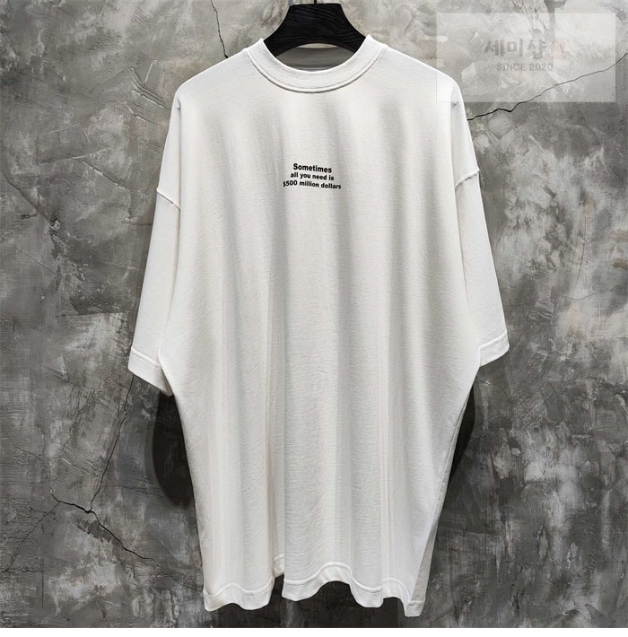 Vetements 베트멍 All You Need 오버사이즈 반팔 티셔츠 의류 2번 이미지