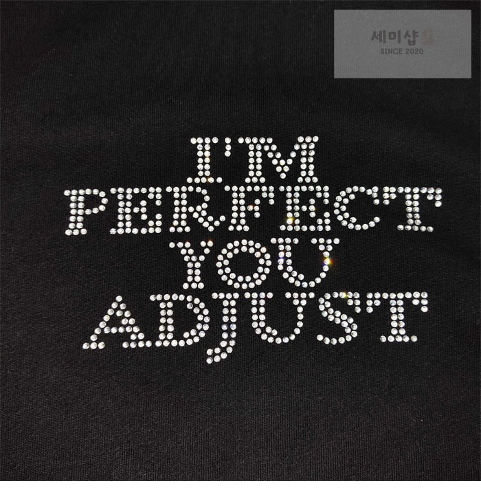 Vetements 베트멍 ‘IM PERFECT YOU ADJUST’ 오버사이즈 반팔 티셔츠 의류 3번 이미지