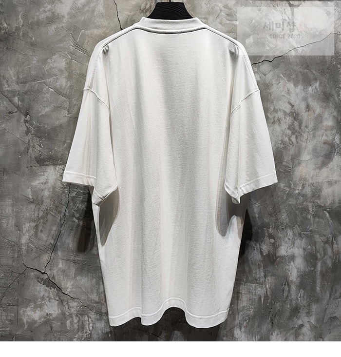 Vetements 베트멍 Oval 로고 오버사이즈 반팔 티셔츠 의류 2번 이미지