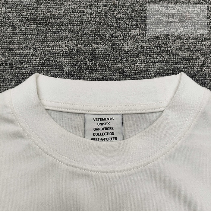 Vetements 베트멍 Oval 로고 오버사이즈 반팔 티셔츠 의류 7번 이미지