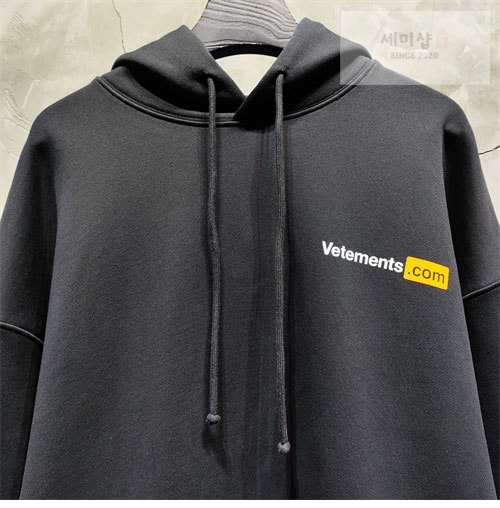 Vetements 베트멍 XXX 로고 후드티 의류 4번 이미지